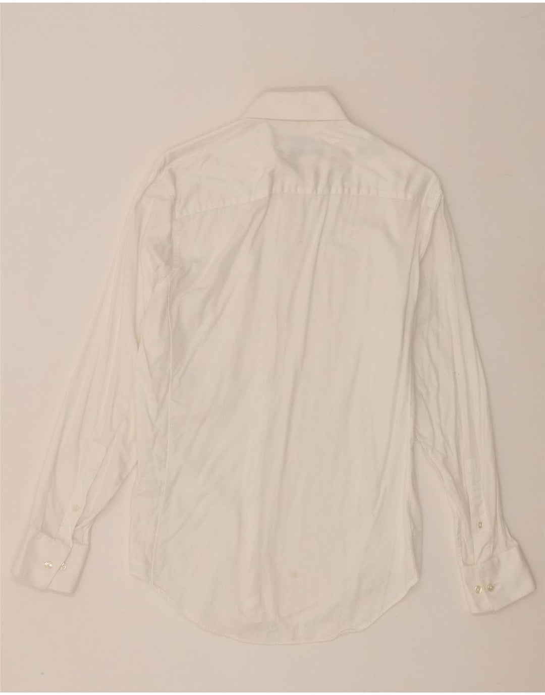 Calvin Klein Herren-Slim-Fit-Hemd, Größe 15, mittelweiße Baumwolle