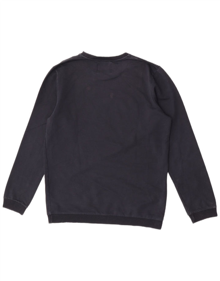 Jack & Jones Herren-Sweatshirt mit Grafik, groß, marineblau, Baumwolle
