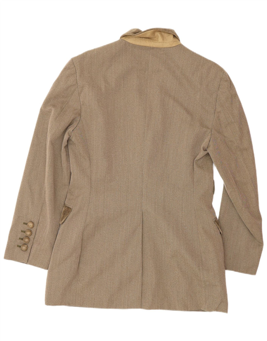 MOSCHINO Damen 3-Knopf-2-teiliges Rock-Set UK 12 Medium W28 Brown Classic