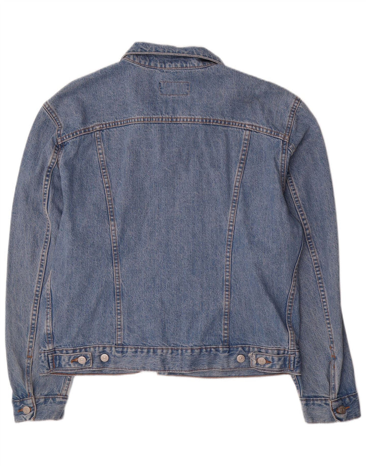 CARRERA Herren Jeansjacke UK 40 Große blaue Baumwolle