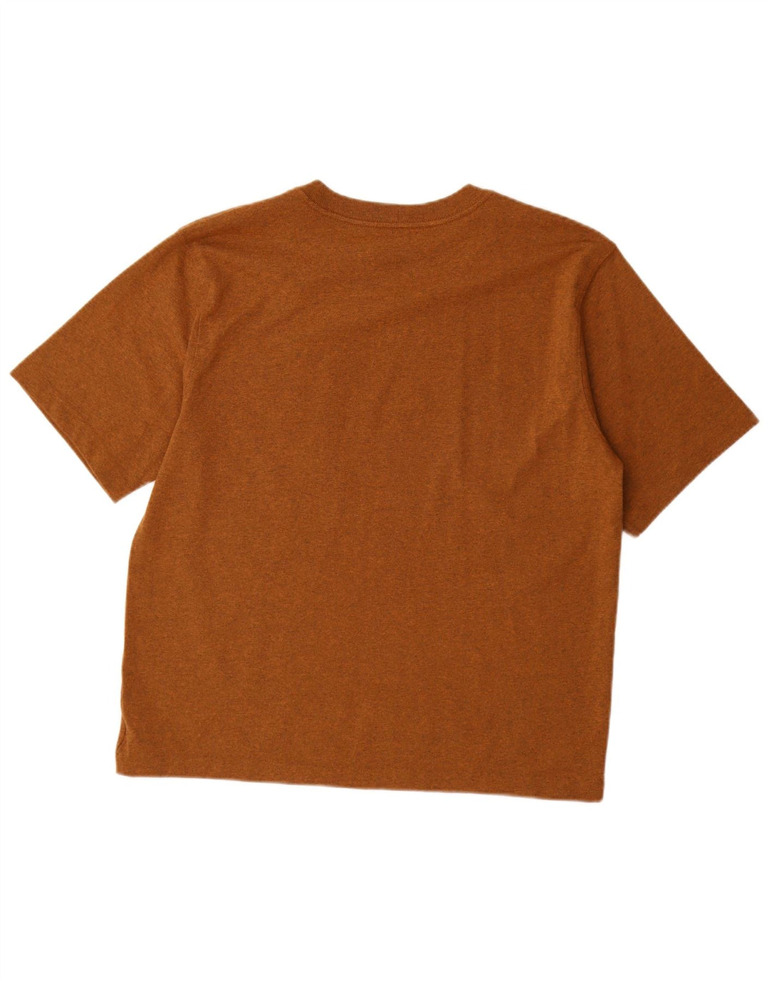 CARHARTT Herren-T-Shirt mit entspannter Passform, mittelbraun gesprenkelte Baumwolle