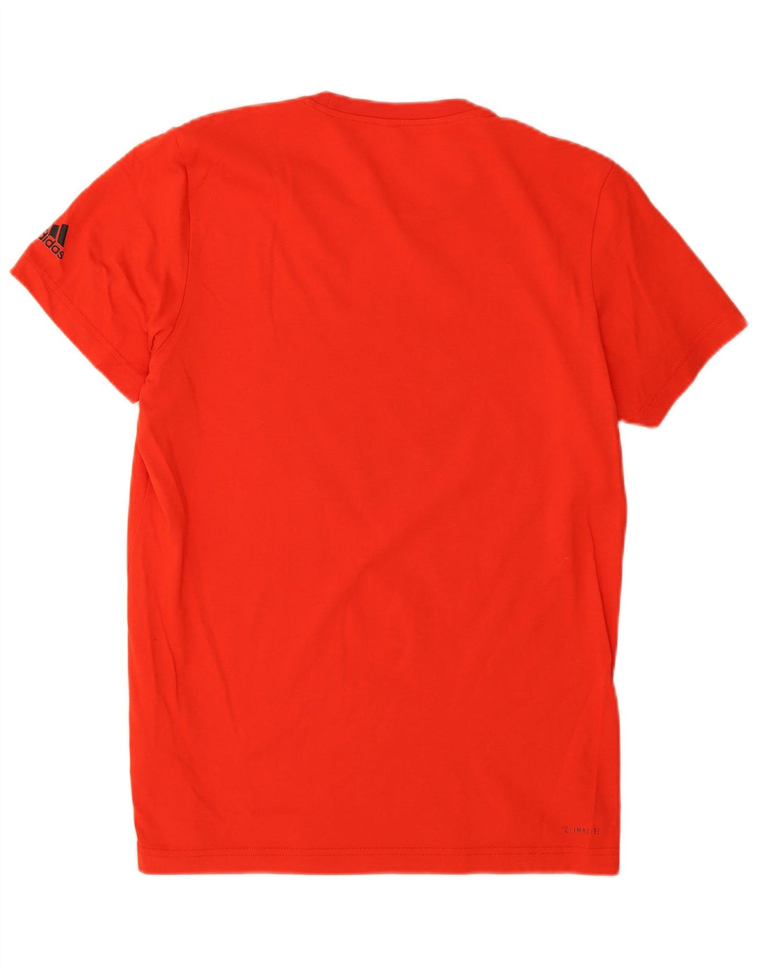 Adidas Herren Grafik-T-Shirt aus mittelroter Baumwolle