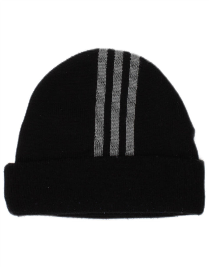 Adidas Herren Strickmütze, Einheitsgröße, schwarz gestreift, Polyester