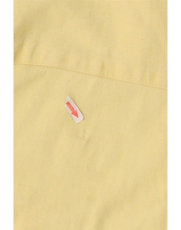 Levi's Herren Kurzarm-Jeanshemd aus mittelgelber Baumwolle