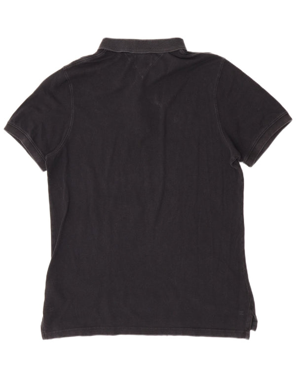 Tommy Hilfiger Herren Poloshirt 2XL Schwarz Baumwolle