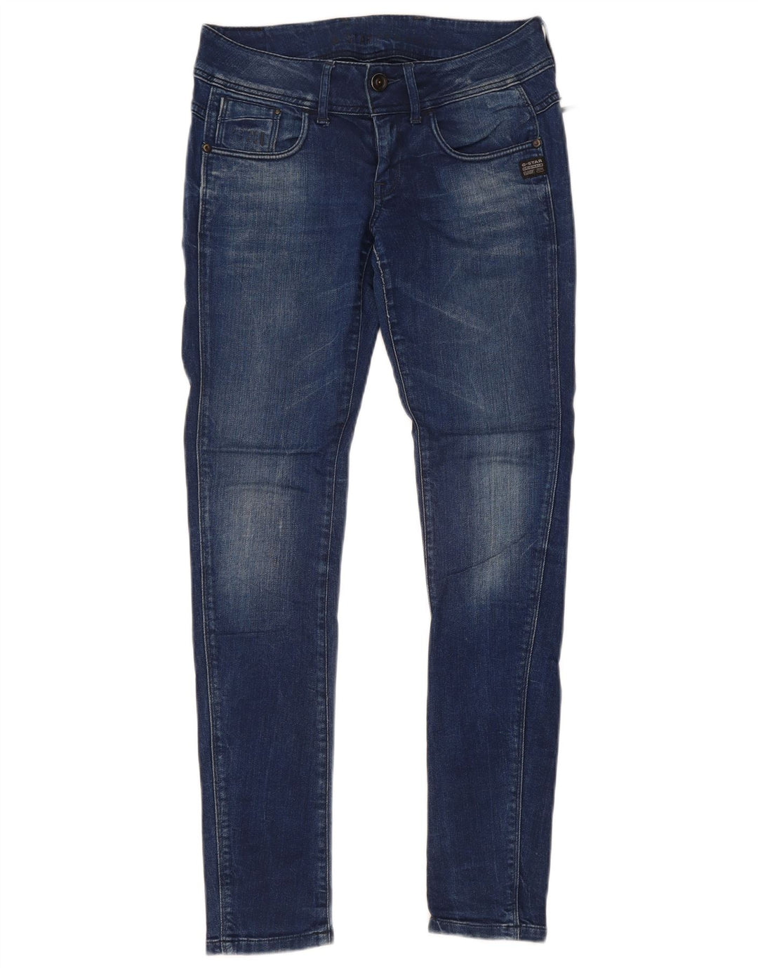 G-STAR Womens Slim Jeans W28 L32 Blue Cotton