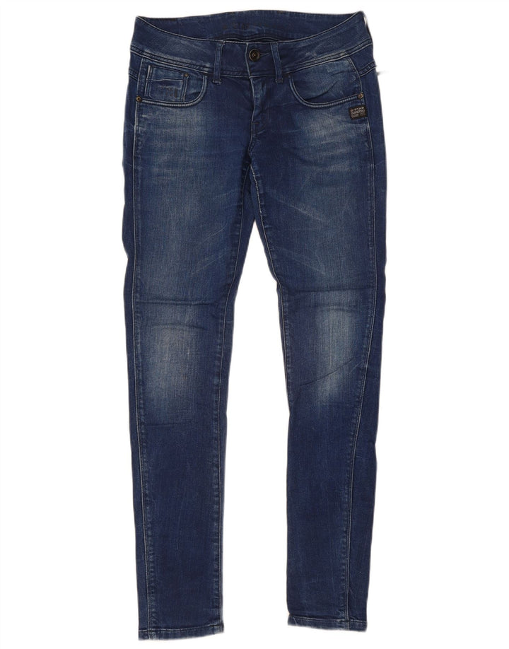 G-STAR Womens Slim Jeans W28 L32 Blue Cotton