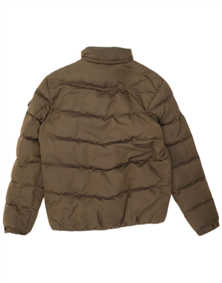 Replay Herren Wattierte Jacke UK 38 Medium Khaki Polyamid