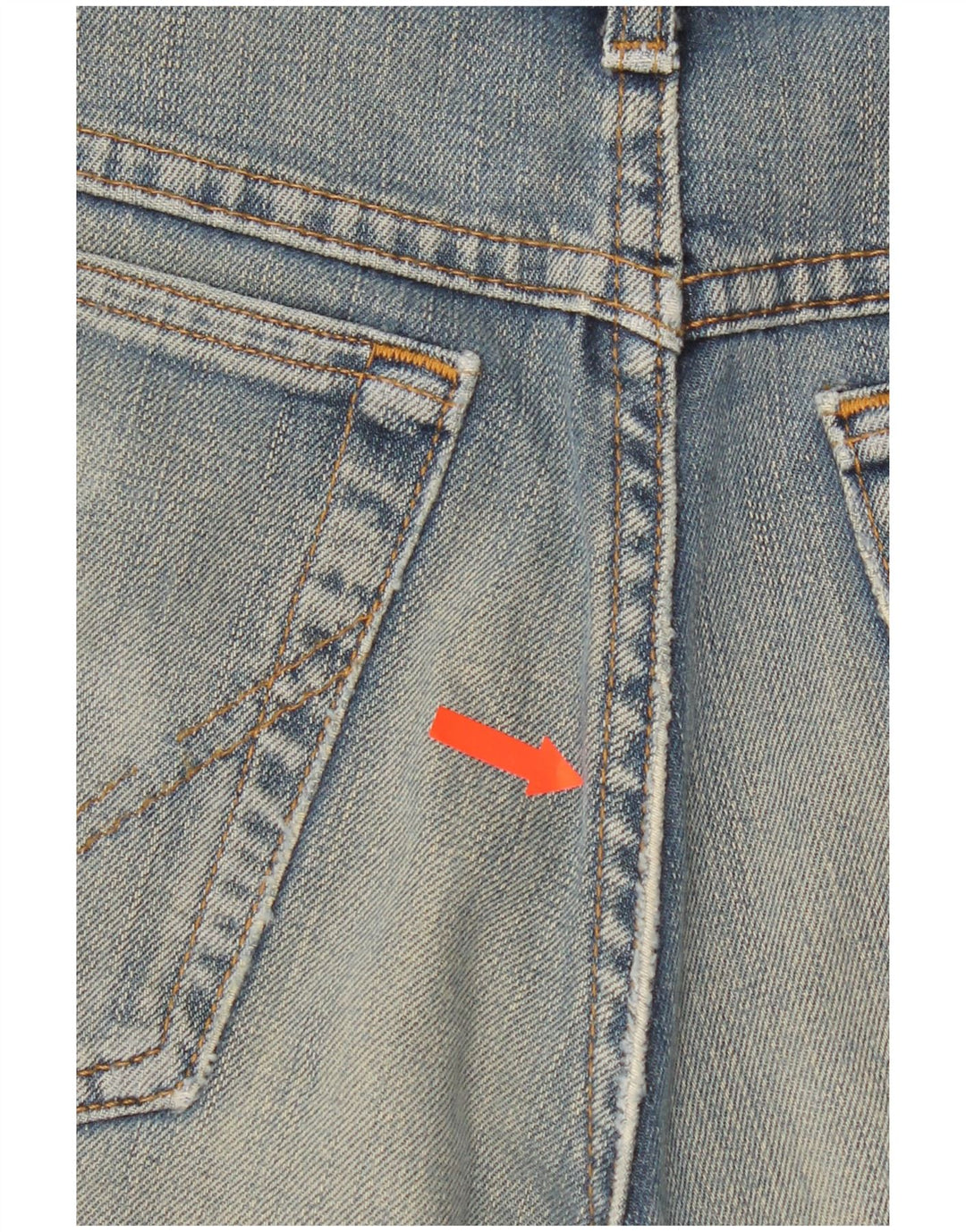 Wrangler Damen Jeansshorts W31 mittelblaue Baumwolle