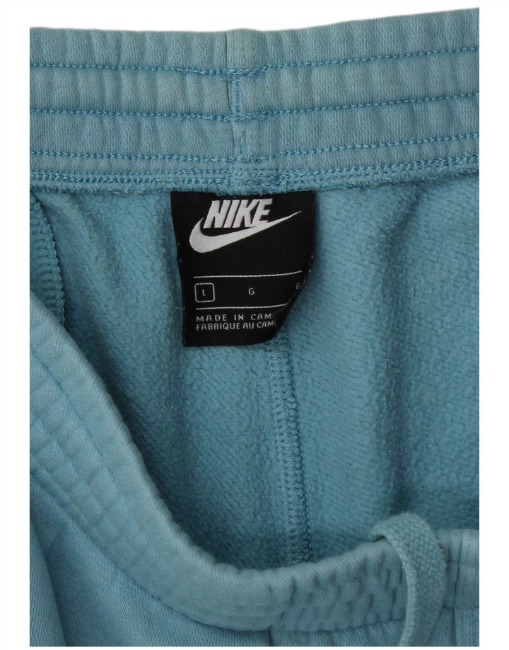 Nike Herren-Trainingsanzug-Hose, Jogginghose, Größe L, Blau, Baumwolle