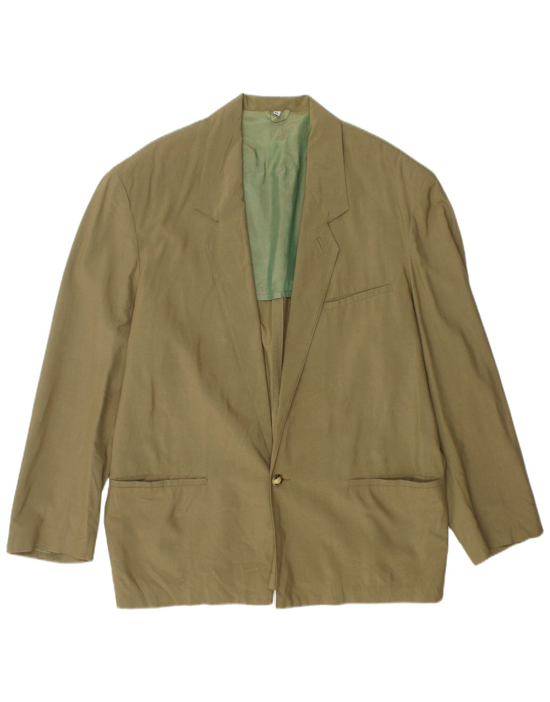 LEGEND Herren-Blazer mit 1 Knopf, UK 42, XL, Khaki
