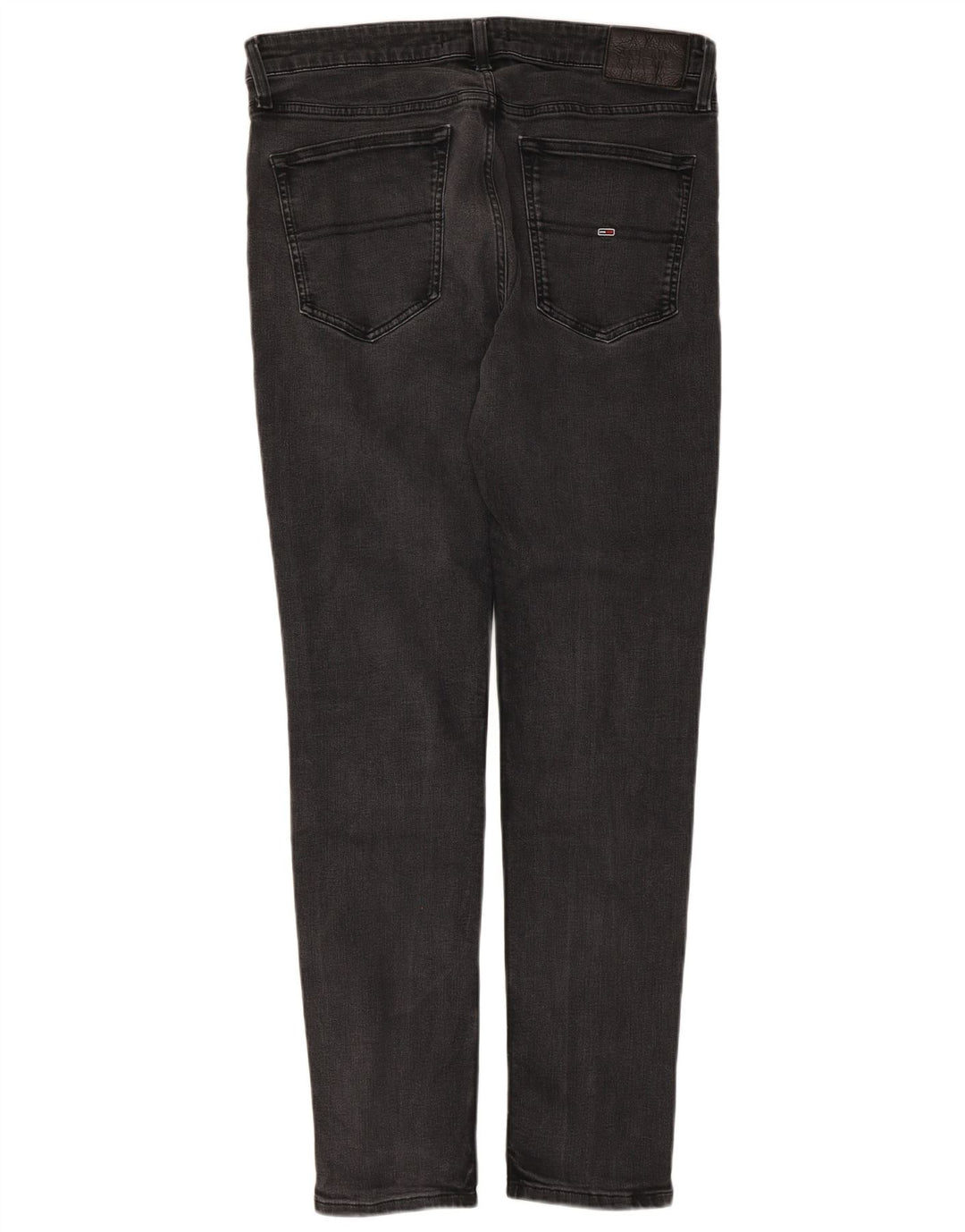 Tommy Hilfiger Herren Slim Jeans W36 L30 Schwarz Baumwolle