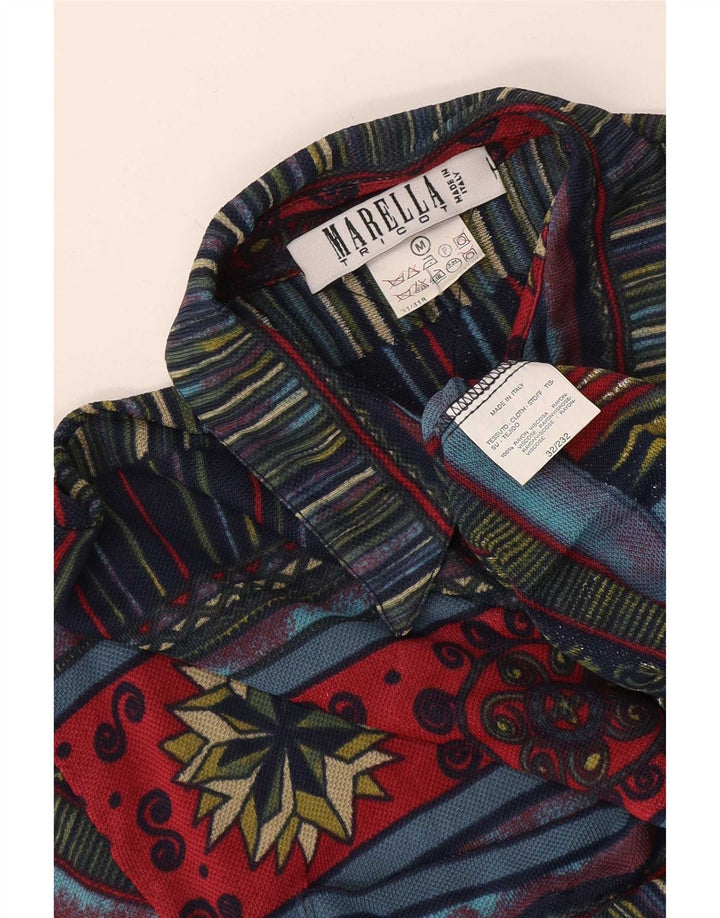 Marella Damen-Hemdbluse, UK 14, mittelgroß, mehrfarbig, geometrisch