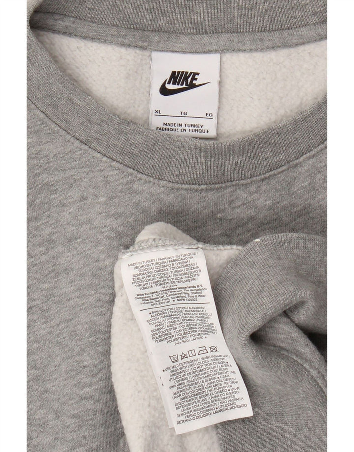 Nike Herren Sweatshirt Pullover XL Grau Baumwolle