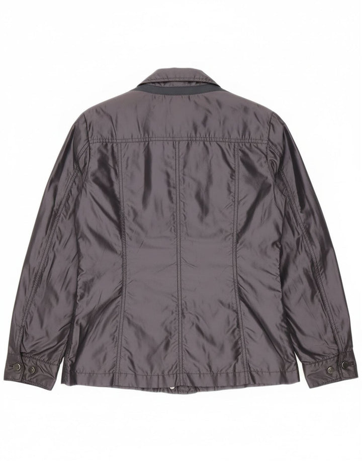 Geox Damen-Utility-Jacke in Übergröße, UK 10, Größe S, Marineblau, Polyamid