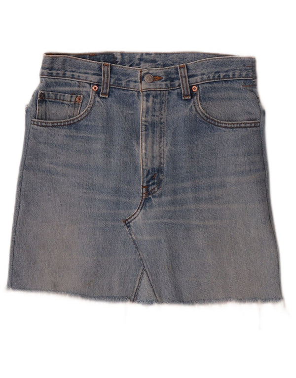 Levi's Damen Jeansrock W31 Mittelblau
