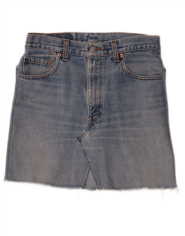 Levi's Damen Jeansrock W31 Mittelblau