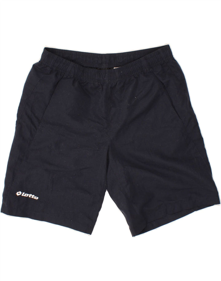 LOTTO Mens Sport Shorts Small Navy Blue Polyester Vintage Lotto and Second-Hand Lotto from Messina Hembry 