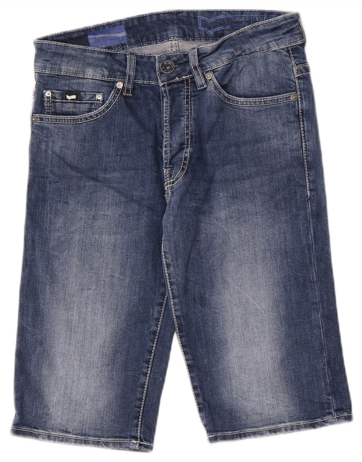 Gas Herren Denim-Bermudashorts W30 Mittelblau