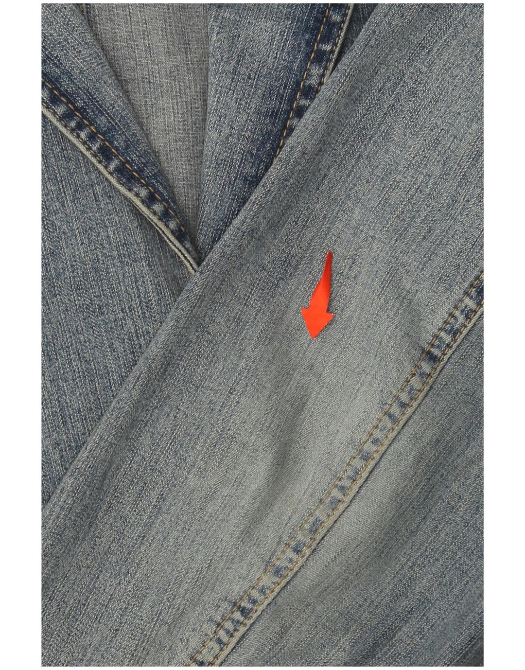 ESPRIT Damen-Jeans-Blazer mit 2 Knöpfen, UK 16, Größe L, Blau, Baumwolle