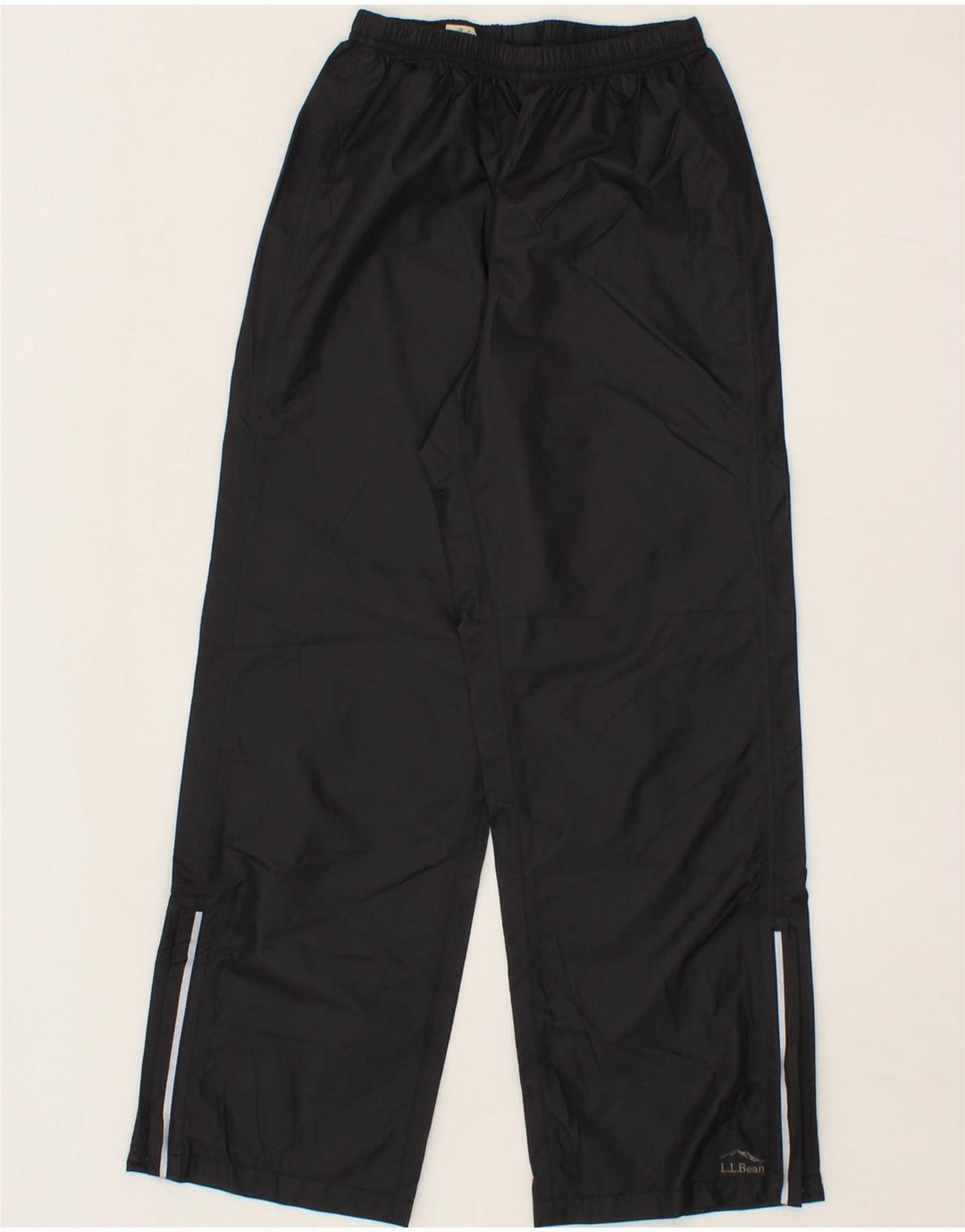 L.L.BEAN Boys Tracksuit Trousers 9-10 Years  Black Nylon Vintage L.L.Bean and Second-Hand L.L.Bean from Messina Hembry 