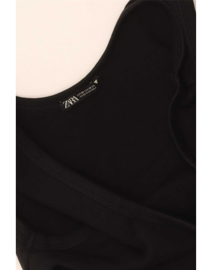 Ärmelloses, figurbetontes Damenkleid von Zara, Gr. 12, mittelschwarz