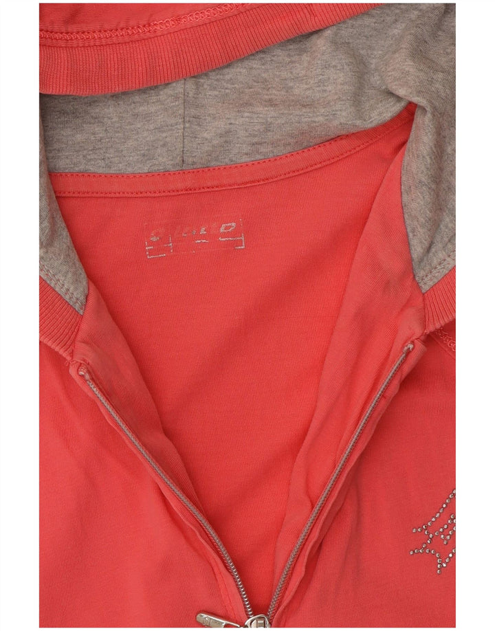 Lotto Damen-Kapuzenpullover mit Reißverschluss, UK 10, Mittelrosa