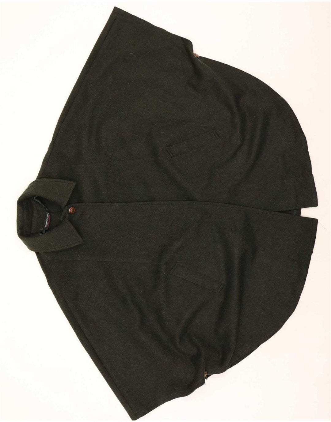 Moessmer Damen Cape-Mantel, Einheitsgröße, Khaki, Wolle