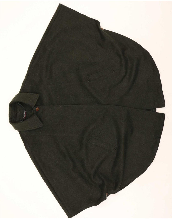 Moessmer Damen Cape-Mantel, Einheitsgröße, Khaki, Wolle