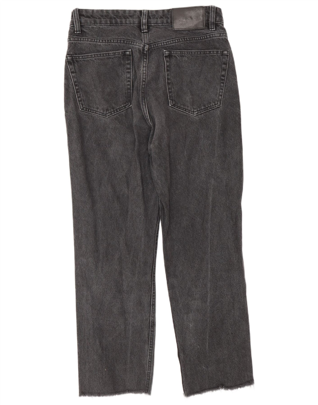 Zara Damen Straight Jeans EU 38 Small W28 L25 Graue Baumwolle