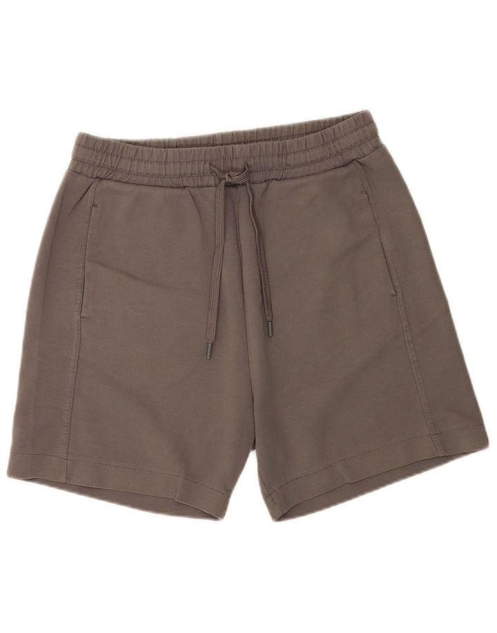 Zara Herren-Sportshorts aus mittelgrauer Baumwolle
