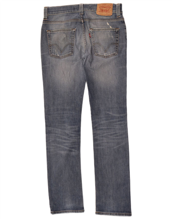 Levi's Herren 511 Distressed Slim Jeans W33 L34 Blau