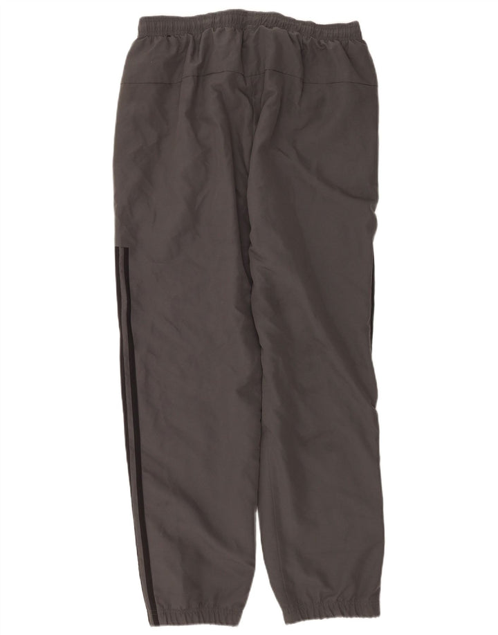 Adidas Herren-Trainingshose, Jogginghose, groß, grau, Polyester