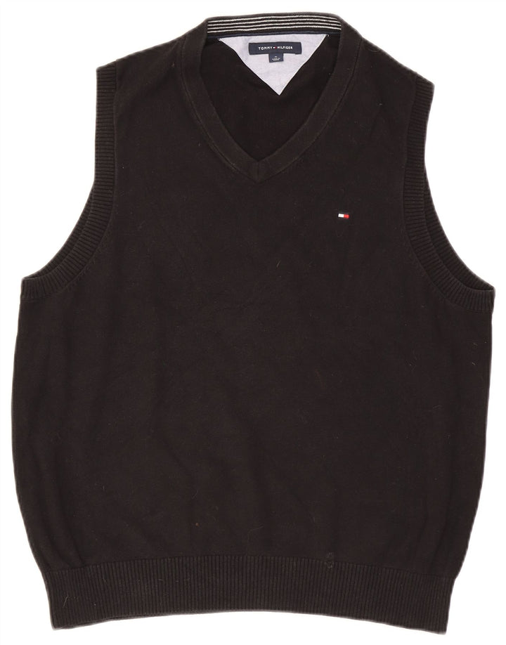 Tommy Hilfiger Herren Weste Tank Top Medium Schwarz