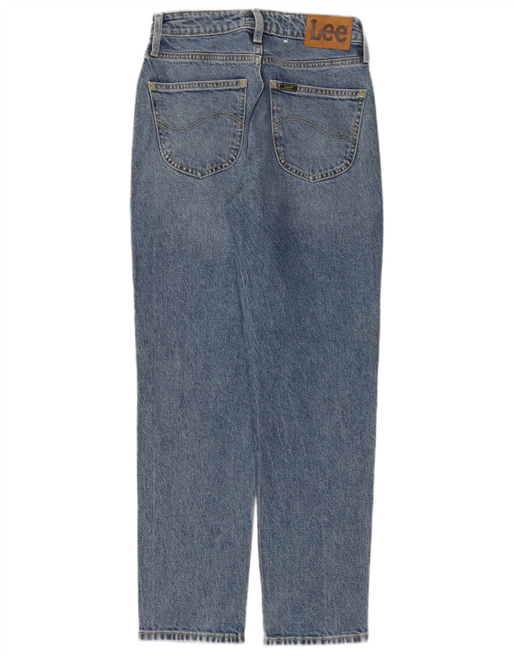 Lee Damen Carol Slim Jeans W25 L27 Blaue Baumwolle
