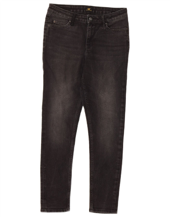 LEE Damen Skinny Jeans W28 L27 Schwarze Baumwolle
