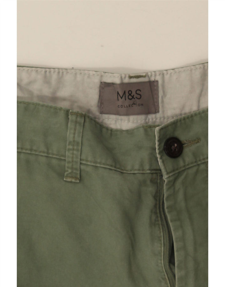 Marks & Spencer Herren Chinoshorts W34 Large Grün
