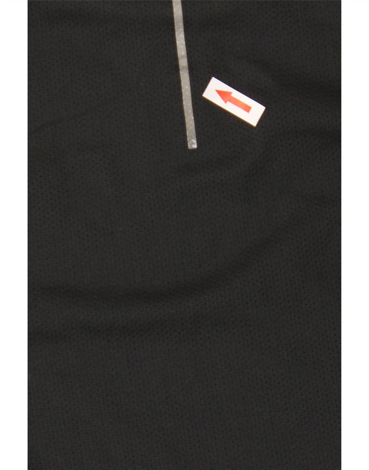 Nike Herren Dri Fit T-Shirt Top Small Schwarz