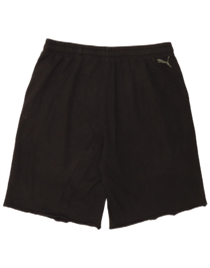 Puma Herren Graphic Sport Shorts Große schwarze Baumwolle