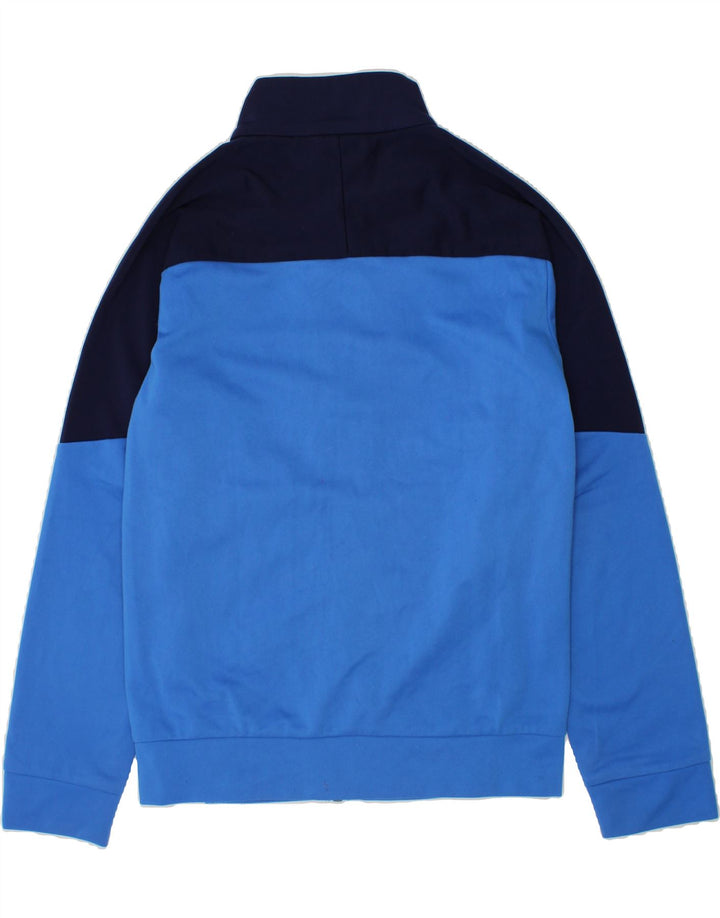 PUMA Boys Graphic Tracksuit Top Jacket 9-10 Years Blue Colourblock Vintage Puma and Second-Hand Puma from Messina Hembry 