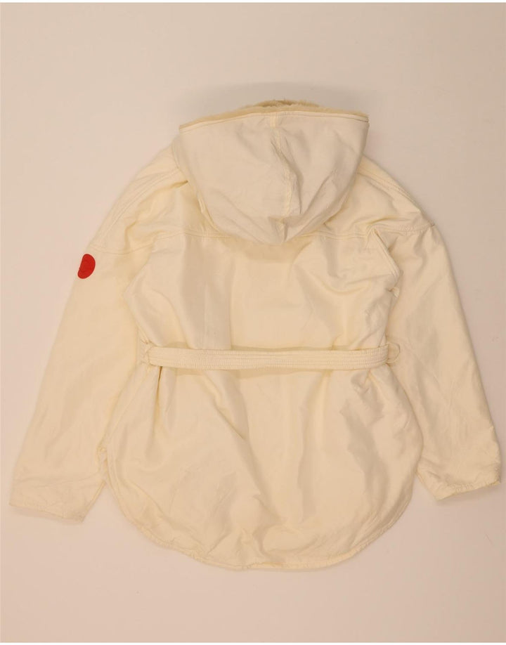 Ice Damen-Anorakjacke mit Kapuze, UK 16, Größe L, Weiß, Polyamid