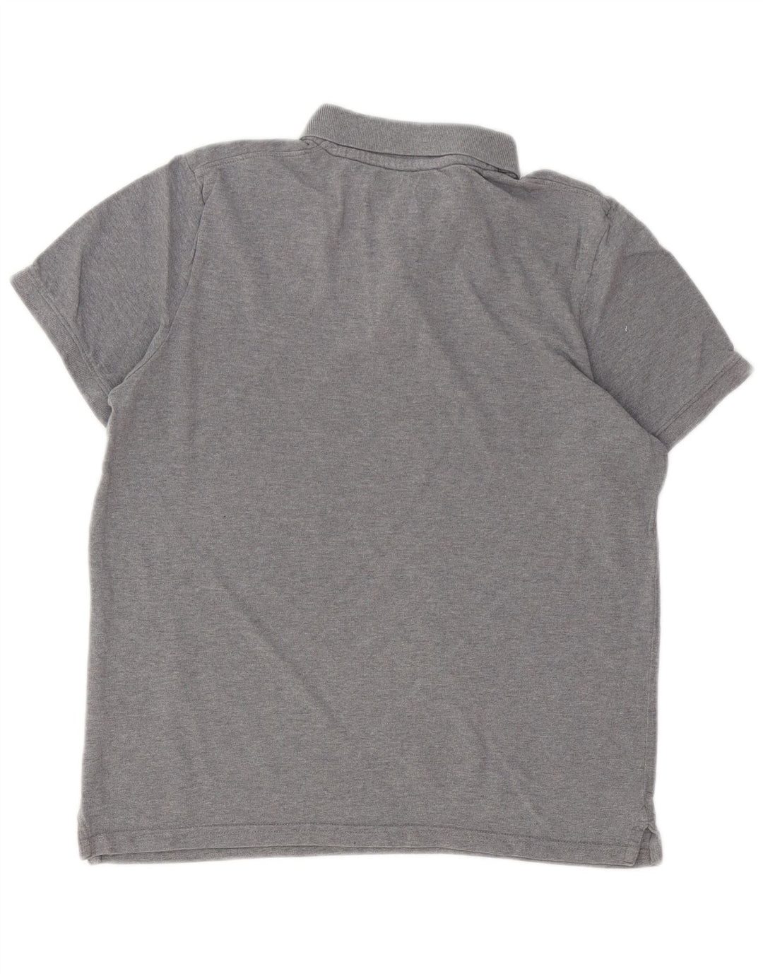 Jack & Jones Herren-Poloshirt aus mittelgrau gefleckter Baumwolle