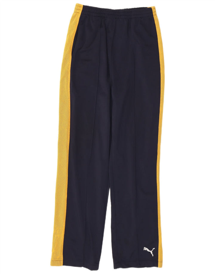 PUMA Jungen-Trainingshose, 13–14 Jahre, XL, Marineblau, Farbblock