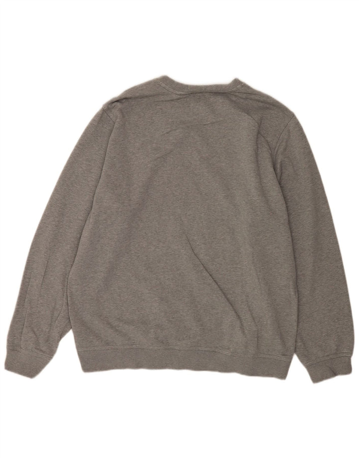 Nike Herren Sweatshirt Pullover 2XL Grau Baumwolle