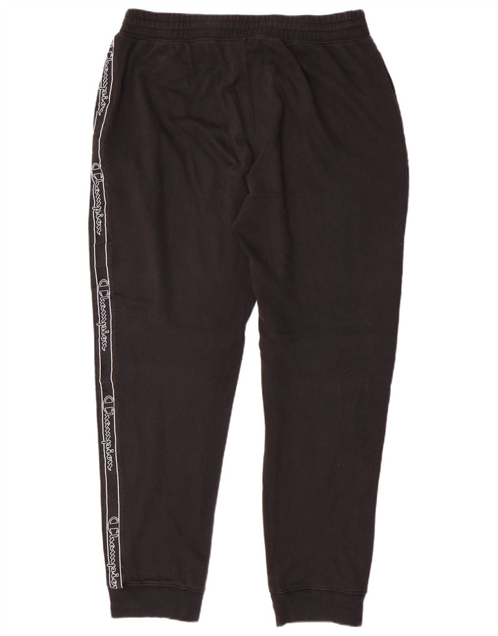CHAMPION Herren-Trainingsanzug mit Grafik, Jogginghose, XL, Schwarz