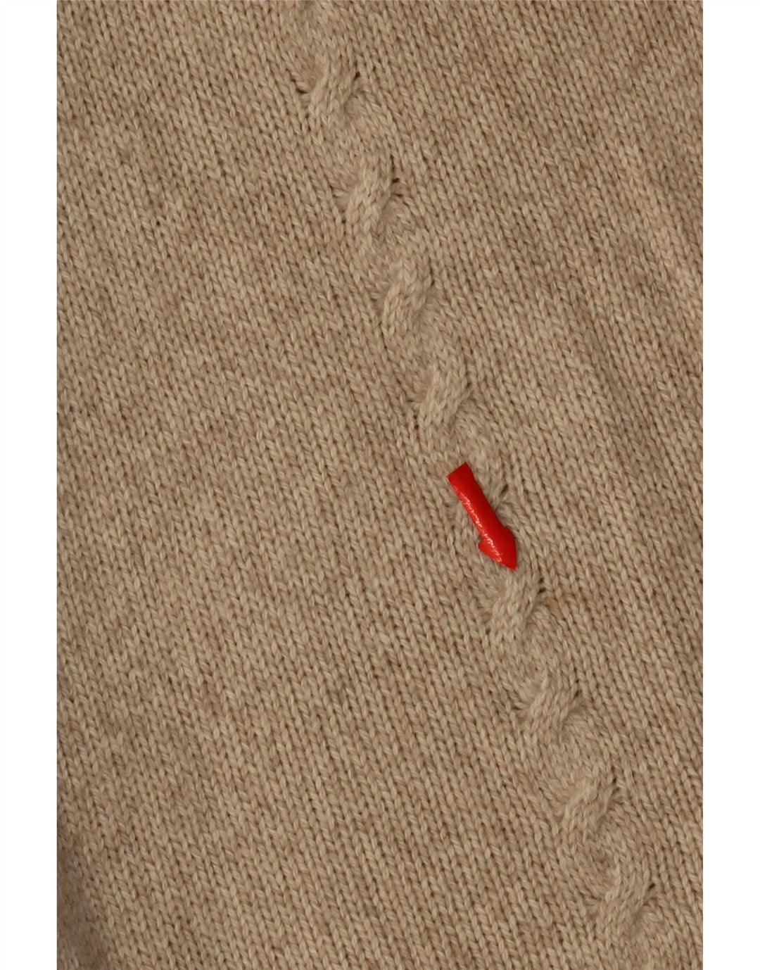 Massimo Dutti Damen-Strickjacke in Übergröße, Gr. 10, Größe S, Beige