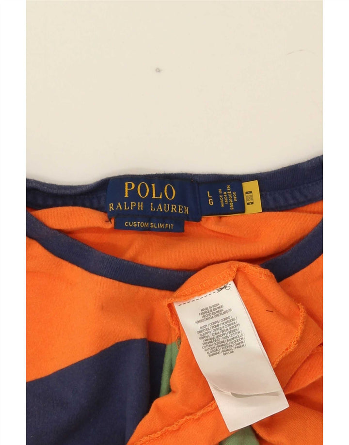 Polo Ralph Lauren Herren-T-Shirt-Oberteil, groß, mehrfarbig gestreift