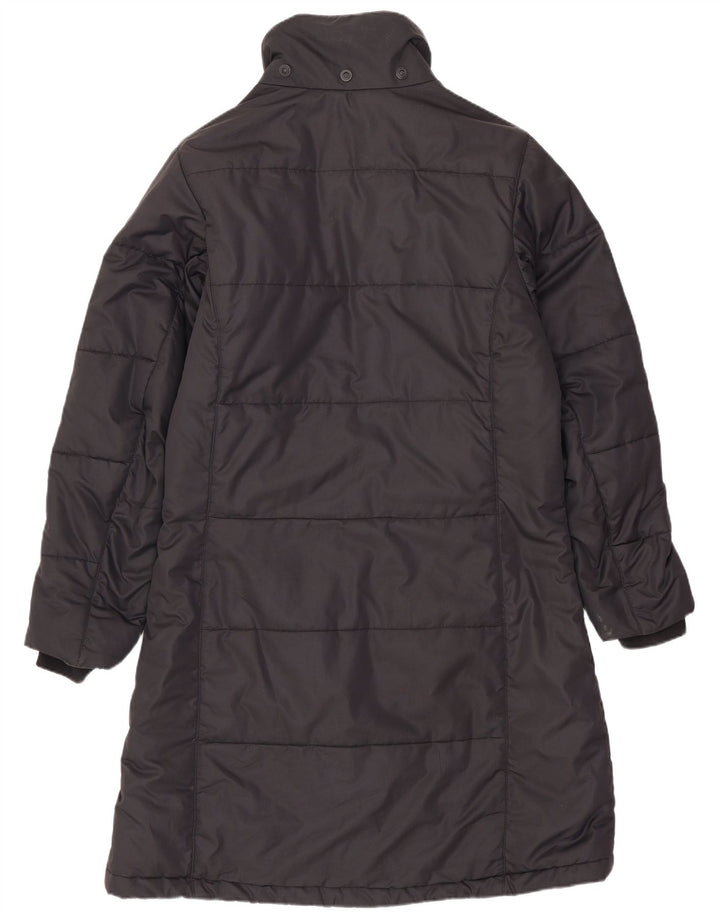 Jack Wolfskin Damen Übergroßer gepolsterter Mantel UK 10 Small Schwarz Polyester