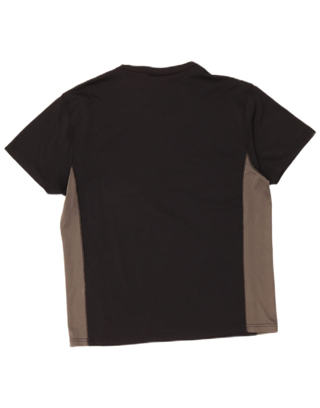 Reebok Herren T-Shirt Top Medium Schwarz Colourblock