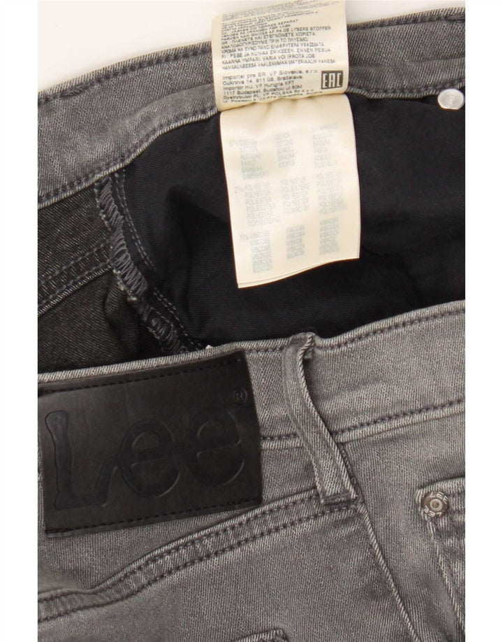 Lee Herren Daren Slim Jeans W36 L34 Graue Baumwolle